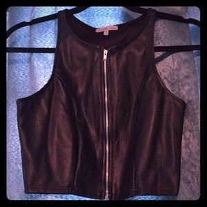 Charlotte Russe black vest